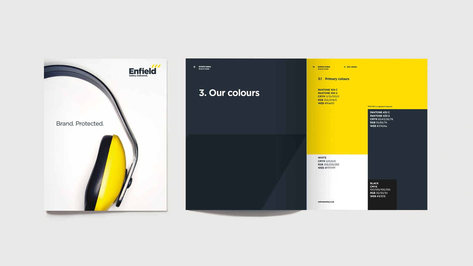 Enfield Safety rebrand by VGROUP